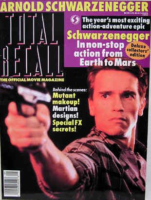 OFFICIAL MOVIE MAGAZINES magazine side cover  1990